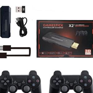 X2 Plus 256GB GD10 Pro 4K Game Stick - Retro Video Game Console, 50,000 Games